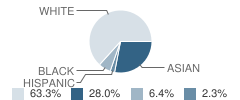 Clarksville Middle School Student Race Distribution