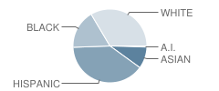 Forest Knolls Elementary School Student Race Distribution