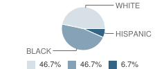 Holy Cross Children's Services-Moreau Center School Student Race Distribution