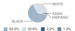 Clintondale High School Student Race Distribution