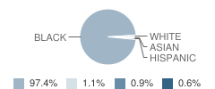 Ann Arbor Trail Magnet Middle School Student Race Distribution