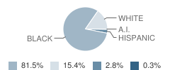 Pierce School Student Race Distribution