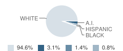 Shepherd Middle School Student Race Distribution