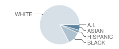 Frank Jeannette Jr. High School Student Race Distribution