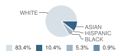 Jefferson Elementary School Student Race Distribution