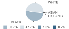 Caruthersville Middle School Student Race Distribution