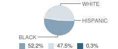 Charleston High School Student Race Distribution