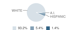 Green Ridge Elementary School Student Race Distribution