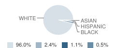 Hermann Middle School Student Race Distribution