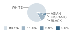 North Park Elementary School Student Race Distribution