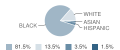 Gaston Point Elementary School Student Race Distribution