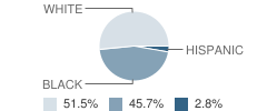 New Hebron Attendance Center School Student Race Distribution
