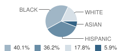 River Bend Elementary School Student Race Distribution