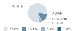 Yadkin Early College School Student Race Distribution