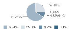 North Pitt High School Student Race Distribution