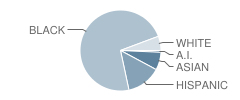 John Motley Morehead Elementary School Student Race Distribution