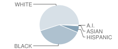 West Craven Middle School Student Race Distribution