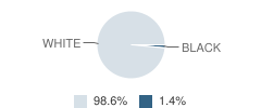 Barnes County N-North Central High School Student Race Distribution