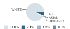 Garrison High School Student Race Distribution