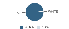 White Shield High School Student Race Distribution