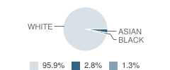 Cooperative Middle School Student Race Distribution