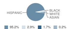 Veteran's Memorial School Student Race Distribution