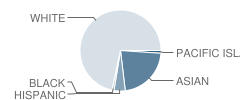 Bradley Gardens School Student Race Distribution