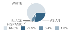 Merritt Memorial School Student Race Distribution