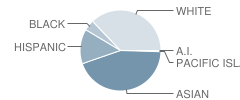 Lewis F. Cole Middle School Student Race Distribution