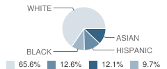 Memorial School Student Race Distribution