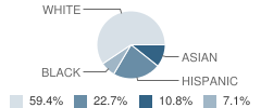 Maywood Ave School Student Race Distribution