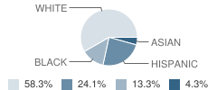 Sussex Avenue School Student Race Distribution