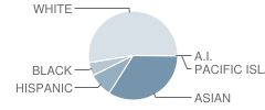 Brooklawn Middle School Student Race Distribution