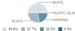 South Toms River Elementary School Student Race Distribution