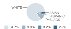 West Deptford Middle School Student Race Distribution