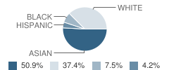 Community Middle School Student Race Distribution