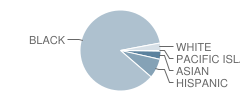 W. R. James Sr Elementary School Student Race Distribution