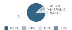 Natchez Elementary School Student Race Distribution