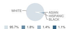 Sauquoit Valley Elementary School Student Race Distribution