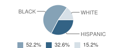 Greenburgh Eleven Middle School Student Race Distribution