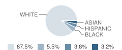 Oldfield Middle School Student Race Distribution