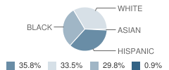 George Washington School Student Race Distribution