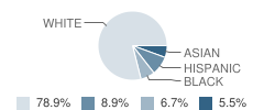 Lincoln Titus Elementary School Student Race Distribution