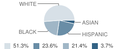 George M. Davis Elementary School Student Race Distribution