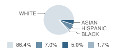 Jacob Gunther Elementary School Student Race Distribution