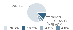 Roslyn Middle School Student Race Distribution