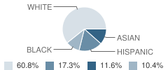 James A. Dever School Student Race Distribution