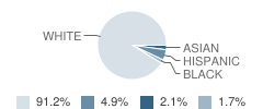 John F. Kennedy School Student Race Distribution