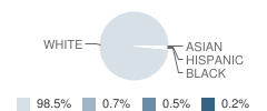 Claymont High School Student Race Distribution