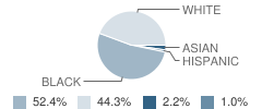 Garfield Heights Middle School Student Race Distribution